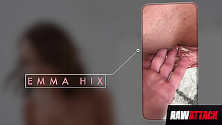 Emma Hix Receives A Double Creampie In Split POV