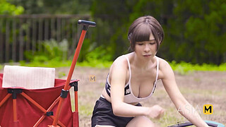 Trailer - Exhibitionist Camp Sex 1 - Bai Si Yin - MTVQ19-EP1 - Best Original Asia Porn Video