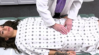 Perv Doctor - Beautiful Babe April Olsen Spreads Her Legs And Gets Banged In The Doctor's Office