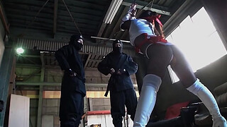 Maria Ono fucked by two ninjas, as a prisoner