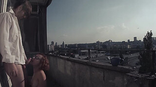 Eva Fucked Out On The Balcony - Eva Fucked Out On The Balcony