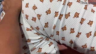 Big butt stepsister plays hard to get and fills her vagina with milk