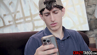 Hot big hooters MILF stepmom Lauren Phillips perfect blowjob and hardcore sex