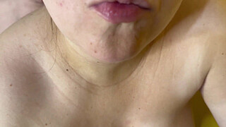 Cuckold POV: My pregnant wife having double creampie inside her hairy pussy from amateur 3way