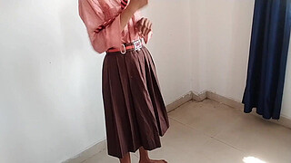 Indian village desi student come to Oyo Hotel and fuck in boyfriend