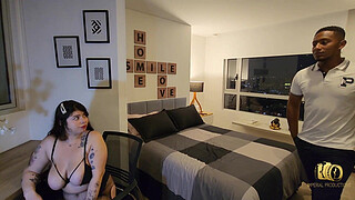 Rioc surprises his stepsister in a very hot video call