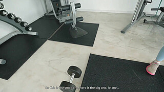 Personal Trainer Diana Rider Will Show the Correct Technique of Sex Training in the Gym