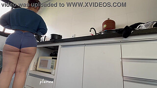 big arse tight shorts