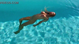 Gorgeous Monika Fox Swims Naked In Pool In Beautiful Place (Free)