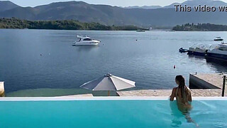 Gorgeous Monika Fox Swims Naked In Pool In Beautiful Place (Free)