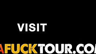 Big Tits Latina MILF Sloppy Blowjob & Titty Fuck POV On Big Gringo Penis