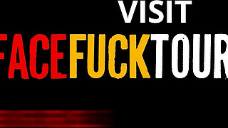 Hot Columbian Whore Deepthroat Face Fucked By American Big Dick