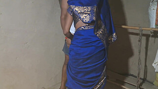 Desi Indian Village bhabhi Big boobs pressing and holding the Pusssy