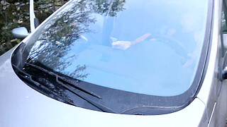 Masturbating in my car in a public space