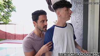 Busty Tiamaria’s Oily Threeway with Two Stalkers!