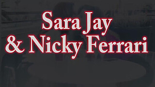 Latina Nicky Ferrari In Lesbian Casting! Sara Jay Fucks Her On A Couch!