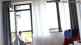 It's fucked up! I'm naked fucking in the bathroom with my hubby's friend while my cuckold waits for me in our bed!