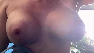 Big Tits Milf Artemisia Love Hot Big Boobs Bouncing Bottom POV outdoor Sesh