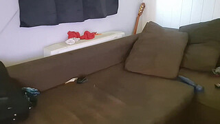 Uncut butt fucking in sofa, free for my fans.