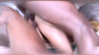 Cutie Sara Collins first DP interracial