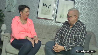 A stunning German amateur mature wife Nicole S in her late fourties and her older husband Willi enjoying in pussy play and blowjob and hardcore sex