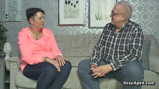 A stunning German amateur mature wife Nicole S in her late fourties and her older husband Willi enjoying in pussy play and blowjob and hardcore sex