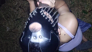 the excitement was so great that we fucked in the public park