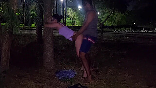 the excitement was so great that we fucked in the public park