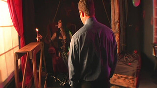 Her butt took a pretty good pounding, but her mouth didn't go thirsty