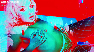 Pierced Beauty Venus Rivers Spreads Her Legs For A Creampie