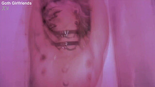 Pierced Beauty Venus Rivers Spreads Her Legs For A Creampie