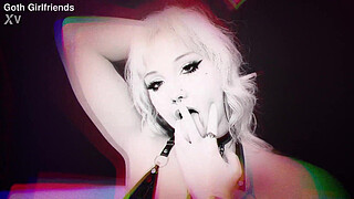 Pierced Beauty Venus Rivers Spreads Her Legs For A Creampie