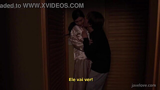 My brother-in-law revealed our secret (Subtitled) Suzu Honjou