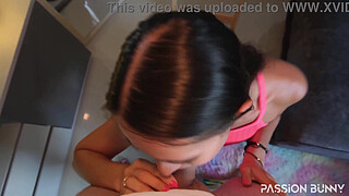 Deep throat and ball sucking in POV - SHORT VERSION