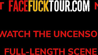 Amateur Latina Teens Take Turns Gagging On American Big Penis