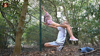 He licked my pussy in a public park