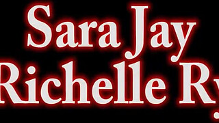 Twerking Lesbians Sara Jay & Richelle Ryan Get Together To Masturbate!