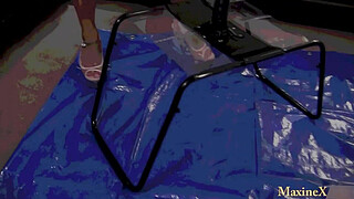 Maxine X Sits Down & Spreads Her Legs To Dildo Fuck Her Asian Cunt!