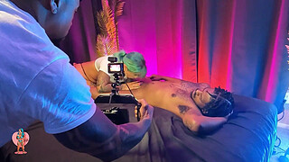 BBC filling up tiny Latina squirting pussy