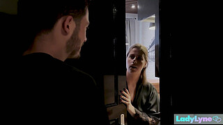 Welcome to the Neighborhood! LadyLyne treats her Guest