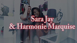 Sara Jay In Harmonie! They Take Turns To Dildo Fuck Each Other!