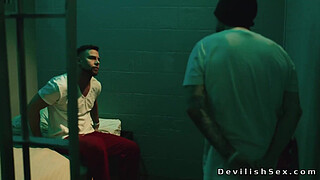 Fresh out of prison husband Seth comes home where in a hot 3some rough fucks screaming blonde wife Ivy Wolfe and brunette Ryan Reid