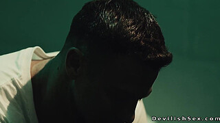 Fresh out of prison husband Seth comes home where in a hot 3some rough fucks screaming blonde wife Ivy Wolfe and brunette Ryan Reid