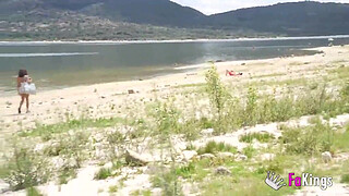 VOYEUR, I'm going to the beach and I have one intention: TO FUCK!!! I'm Luna Black X and you're going to get fucked - FAKings