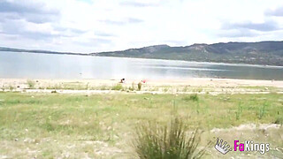 VOYEUR, I'm going to the beach and I have one intention: TO FUCK!!! I'm Luna Black X and you're going to get fucked - FAKings