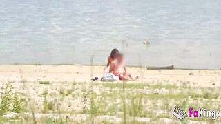 VOYEUR, I'm going to the beach and I have one intention: TO FUCK!!! I'm Luna Black X and you're going to get fucked - FAKings