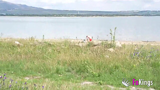 VOYEUR, I'm going to the beach and I have one intention: TO FUCK!!! I'm Luna Black X and you're going to get fucked - FAKings