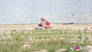 VOYEUR, I'm going to the beach and I have one intention: TO FUCK!!! I'm Luna Black X and you're going to get fucked - FAKings