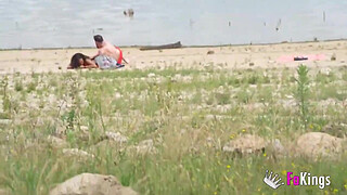 VOYEUR, I'm going to the beach and I have one intention: TO FUCK!!! I'm Luna Black X and you're going to get fucked - FAKings