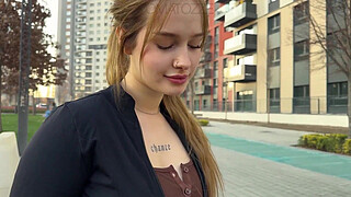 Poor Student Babe... She Believed That it's just a gift